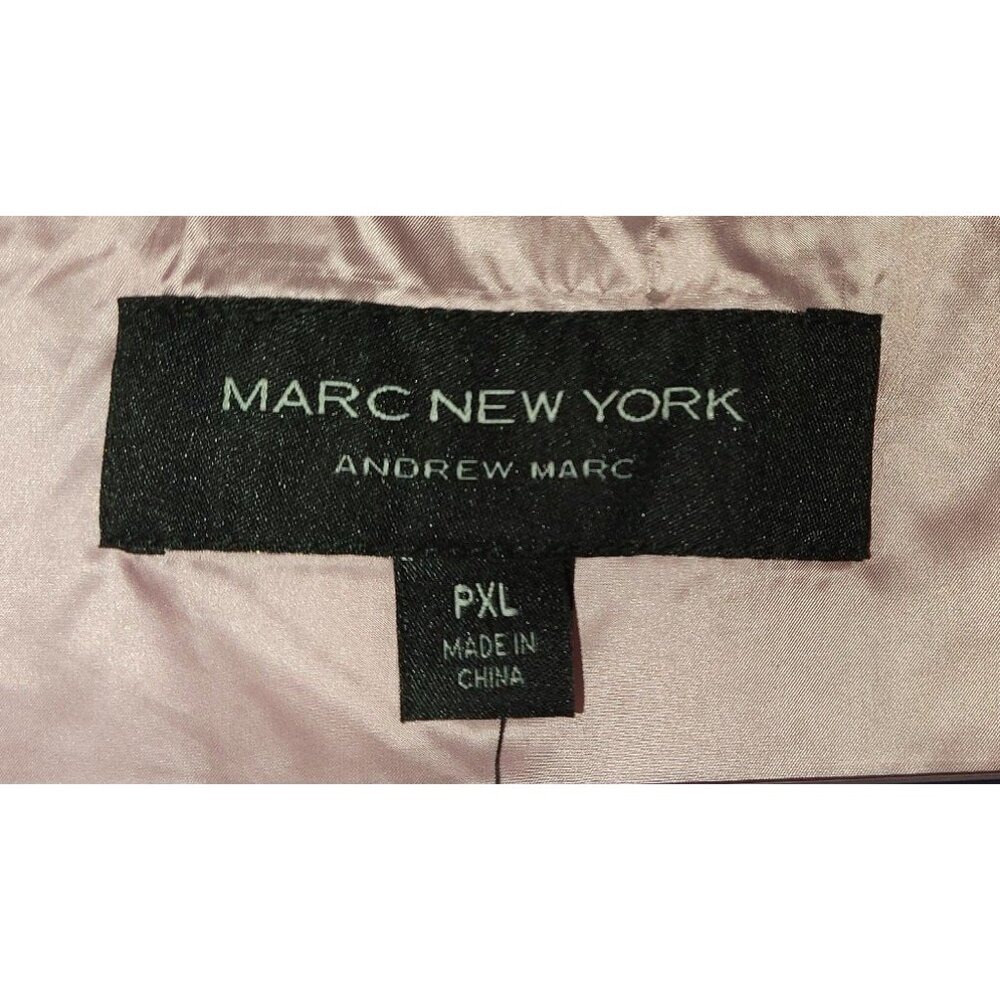Marc New York Puffer Vest Womens PXL Mauve New Quilted Hooded M4PQH832 - Picture 4 of 5